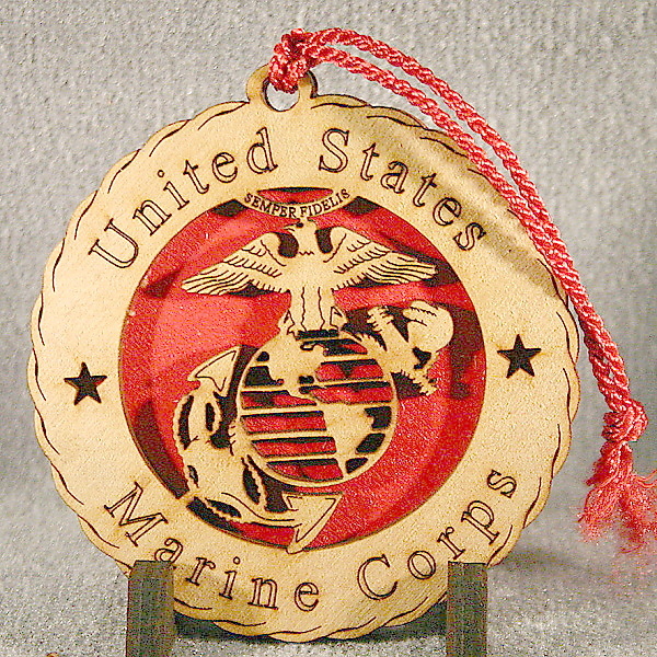 Marine Corps 4D Ornament